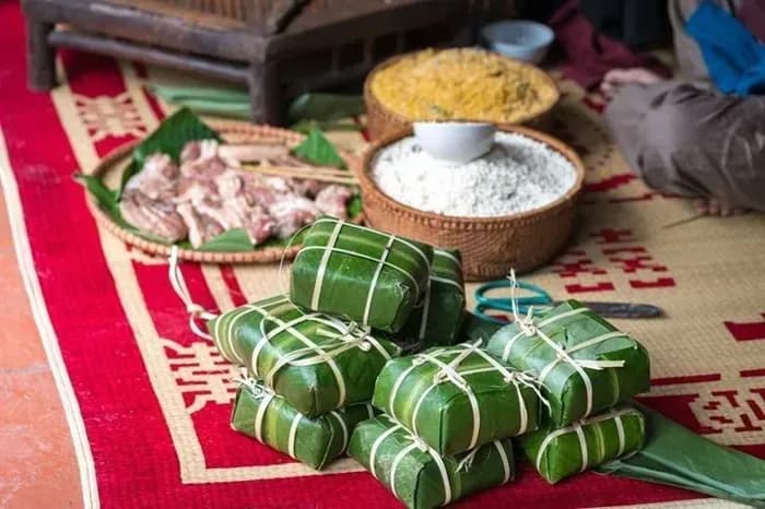 Giá trị truyền thống của bánh chưng ngày Tết