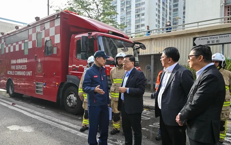 Bắt giữ thêm nghi phạm trong vụ cháy chung cư ở Hong Kong