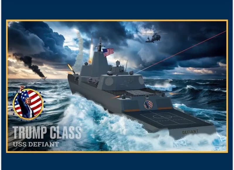 Ông Trump công bố kế hoạch đóng lớp tàu chiến đặt theo tên mình