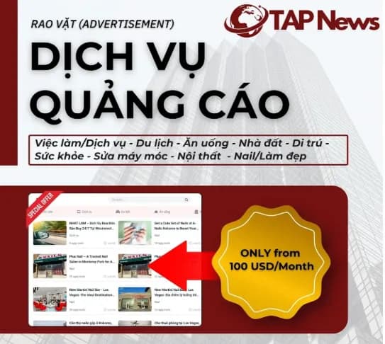Thông báo: Cập nhật dịch vụ rao vặt trên báo điện tử TAP News