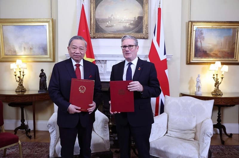 Việt Nam - Anh nâng cấp quan hệ Đối tác chiến lược toàn diện
