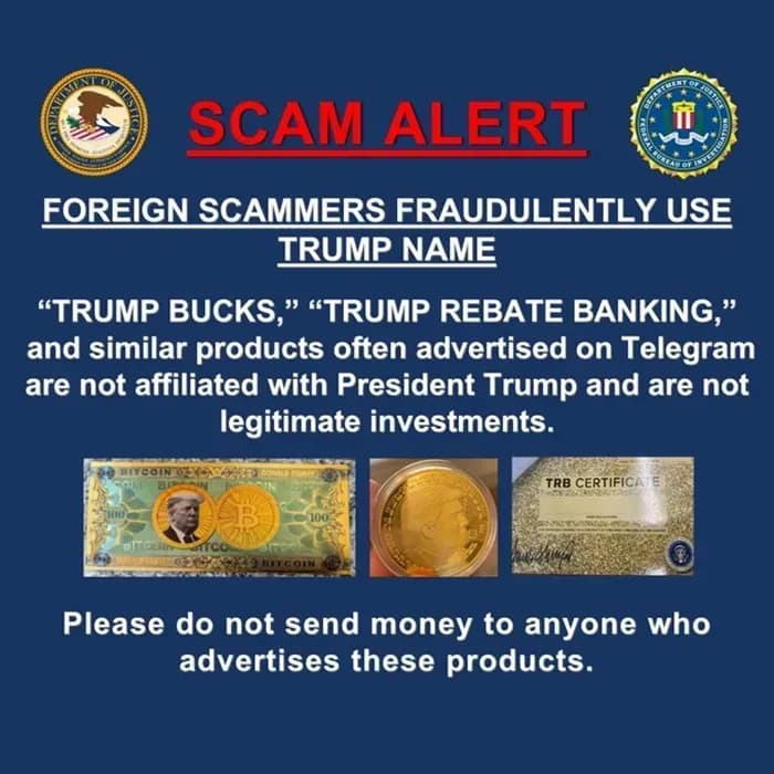 Hoa Kỳ truy tố hai công dân lợi dụng tên tuổi Tổng thống Trump để lừa đảo