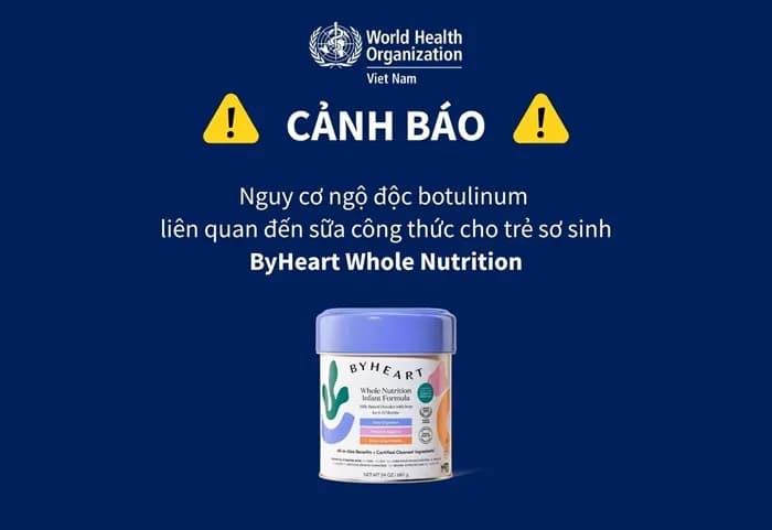 Hoa Kỳ ghi nhận 31 ca ngộ độc vì dùng sữa ByHeart Whole Nutrition